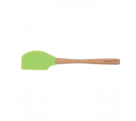 Pavoni Silcone spatula wood handle